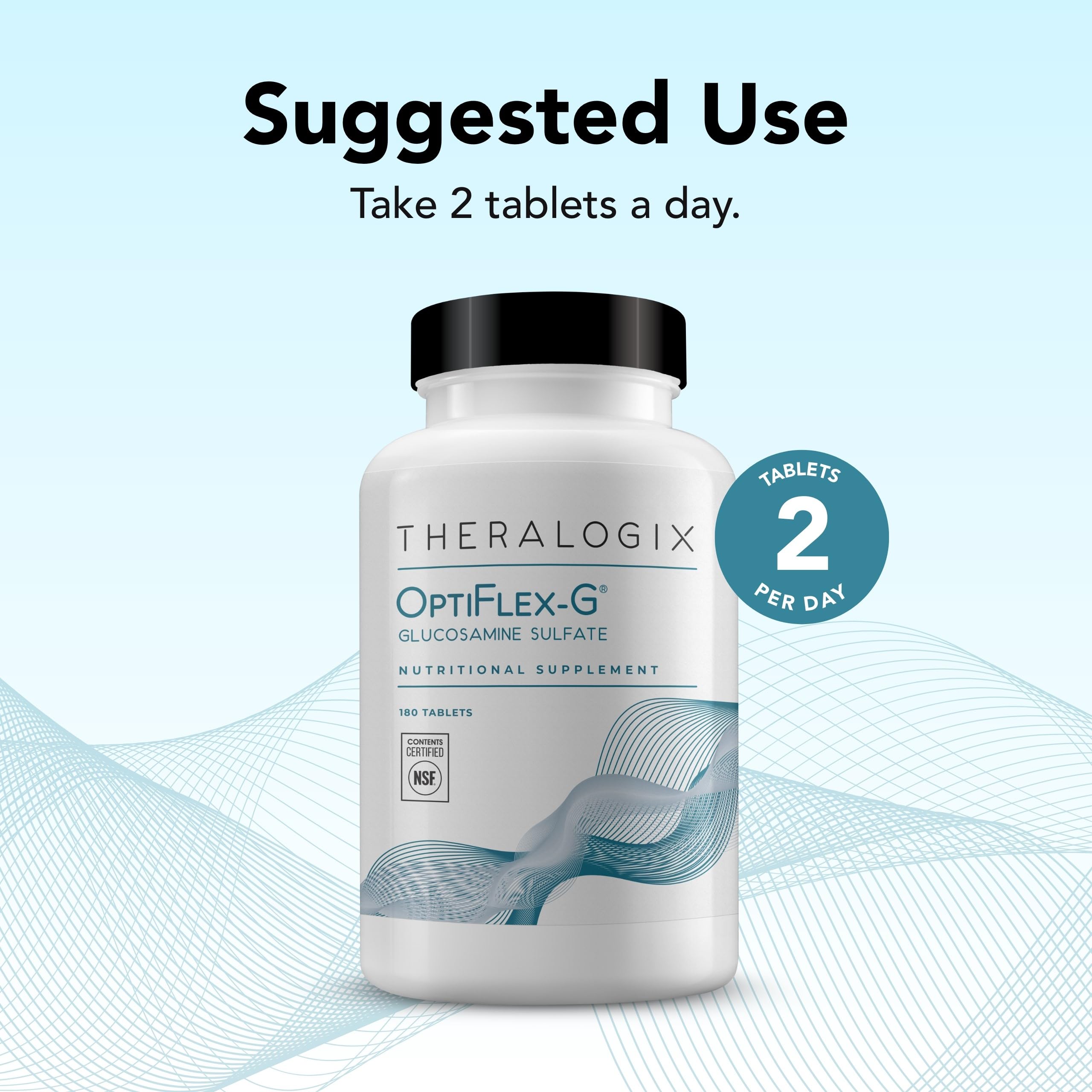 NSF Certified logo on Theralogix OptiFlex-G packaging