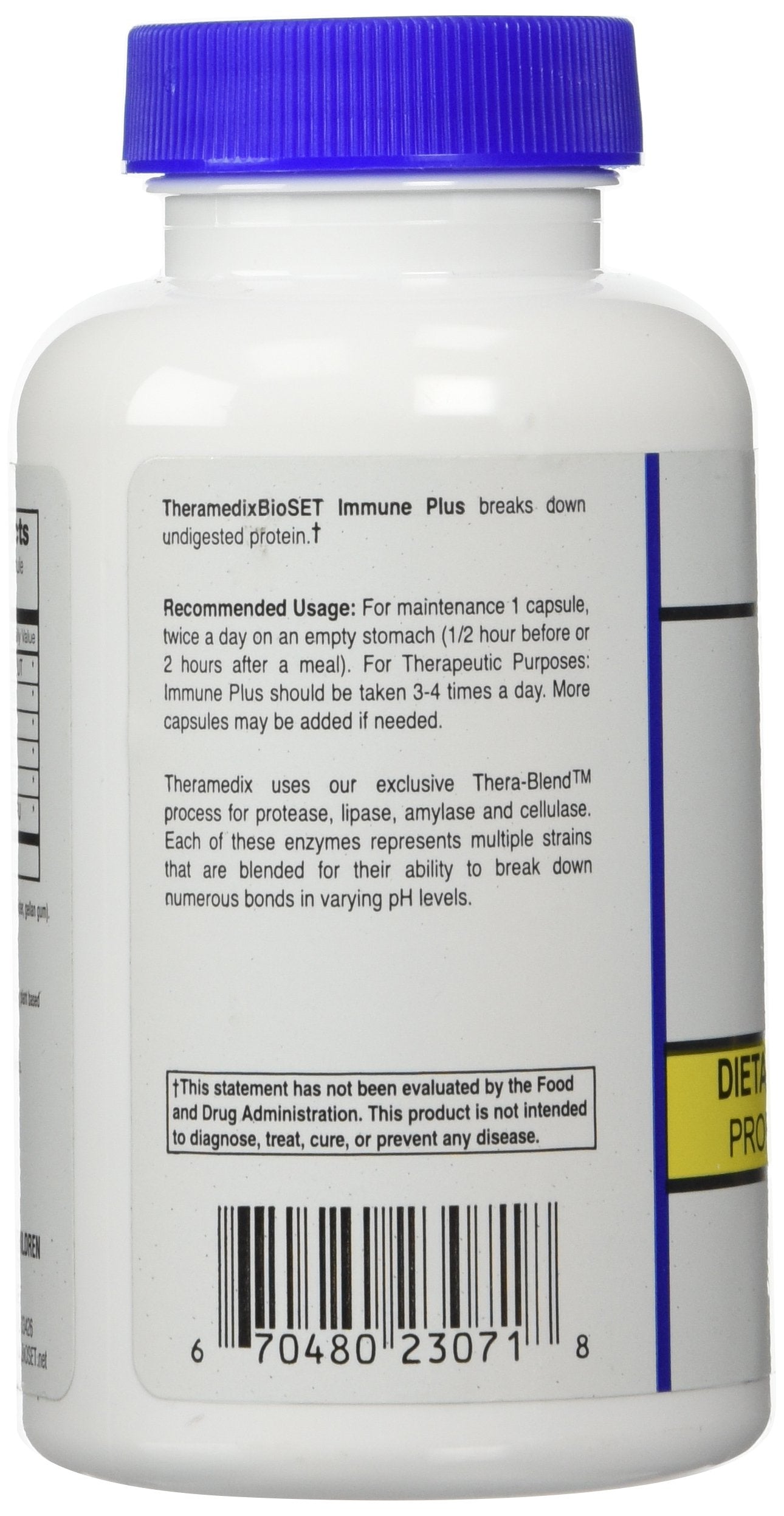 VegiCaps capsules from Theramedix BioSet Immune Support