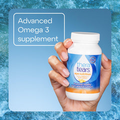 Bottle side view of TheraTears Omega 3