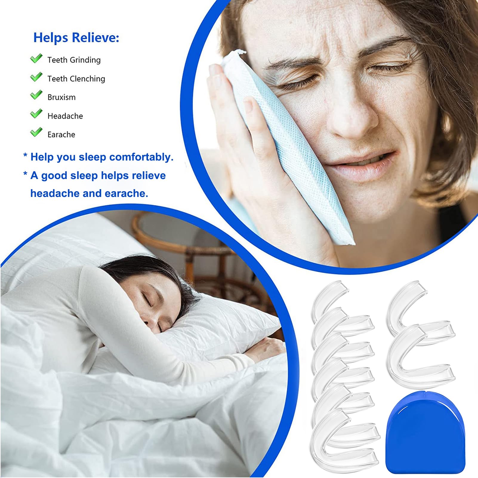 Thermoform moldable mouthguard for sleep bruxism