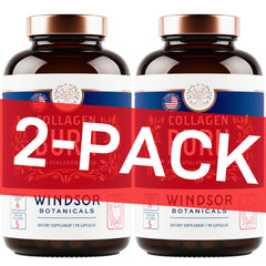 Bottle of Thermogenic Multi Collagen Burn Capsules on white background