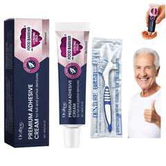 Close-up of thermoplastic denture adhesive tube