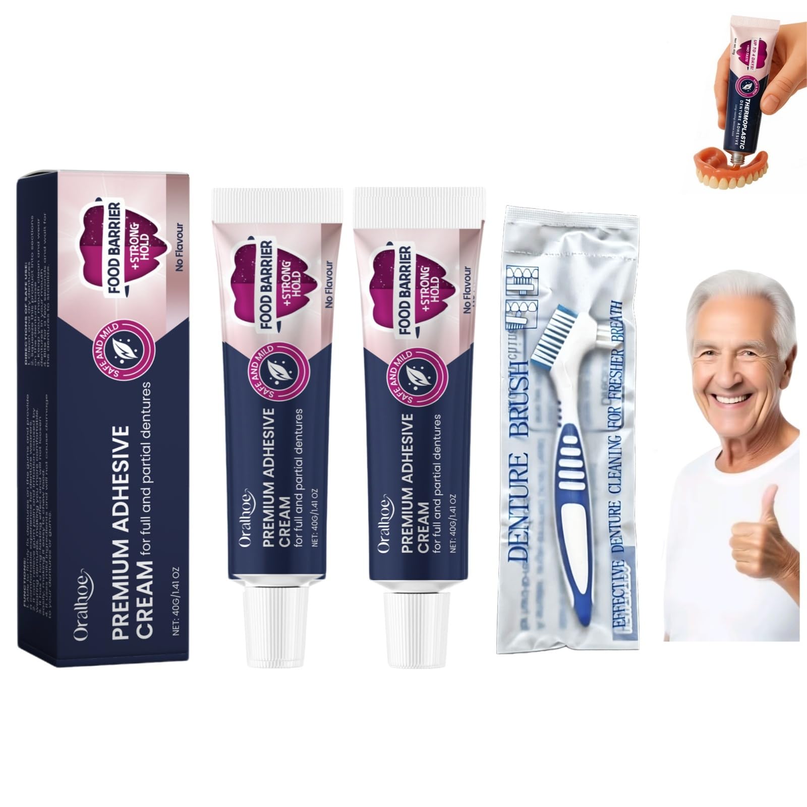 Packaging of Thermoplastic Denture Adhesive