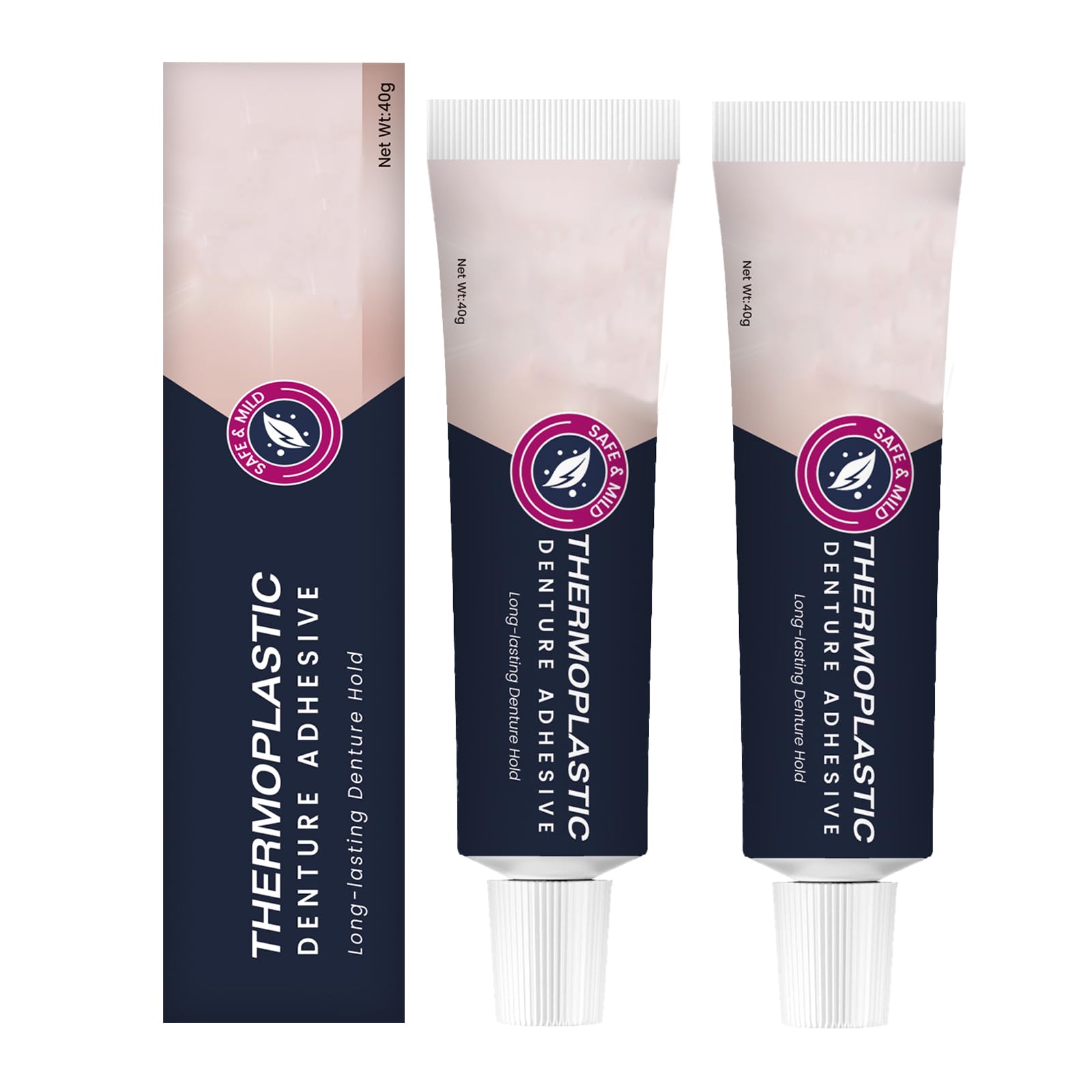 Two pack Thermoplastic Denture Adhesive packaging