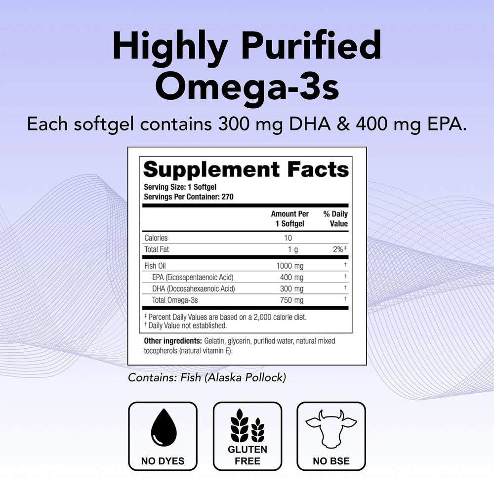 Close-up of TherOmega softgels