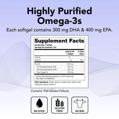 Close-up of TherOmega softgels