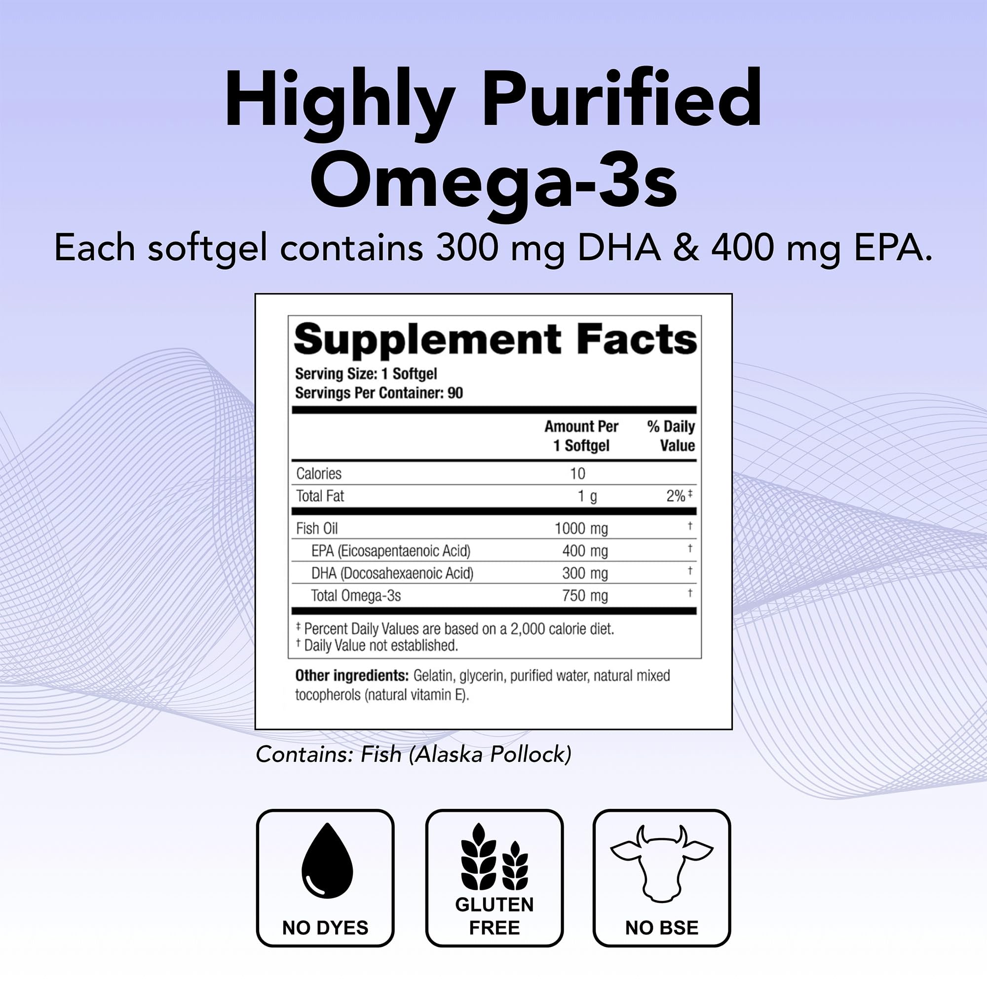 Sustainably sourced wild Alaska Pollock from the Bering Sea