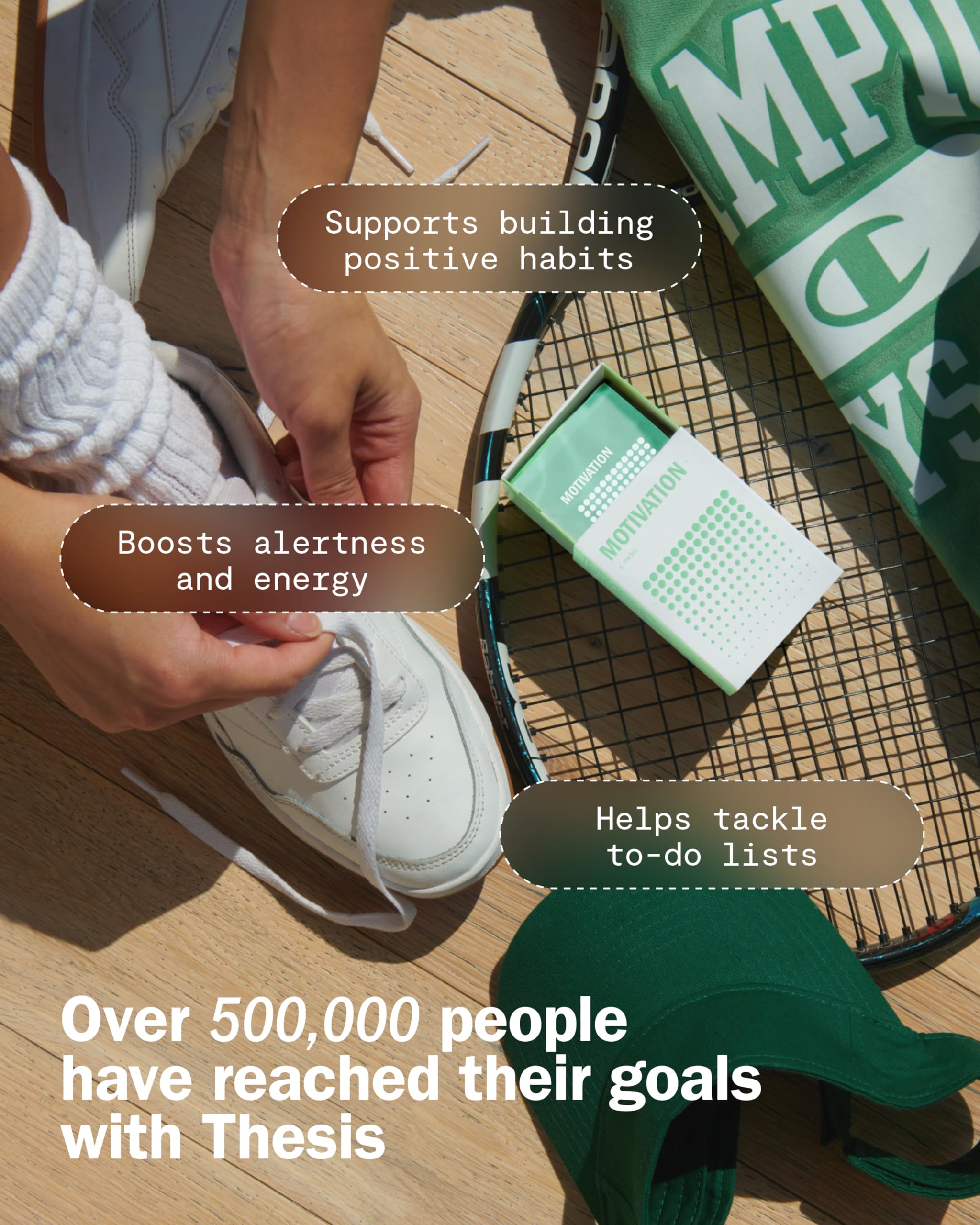 Thesis Motivation 24-day supply packets for daily use