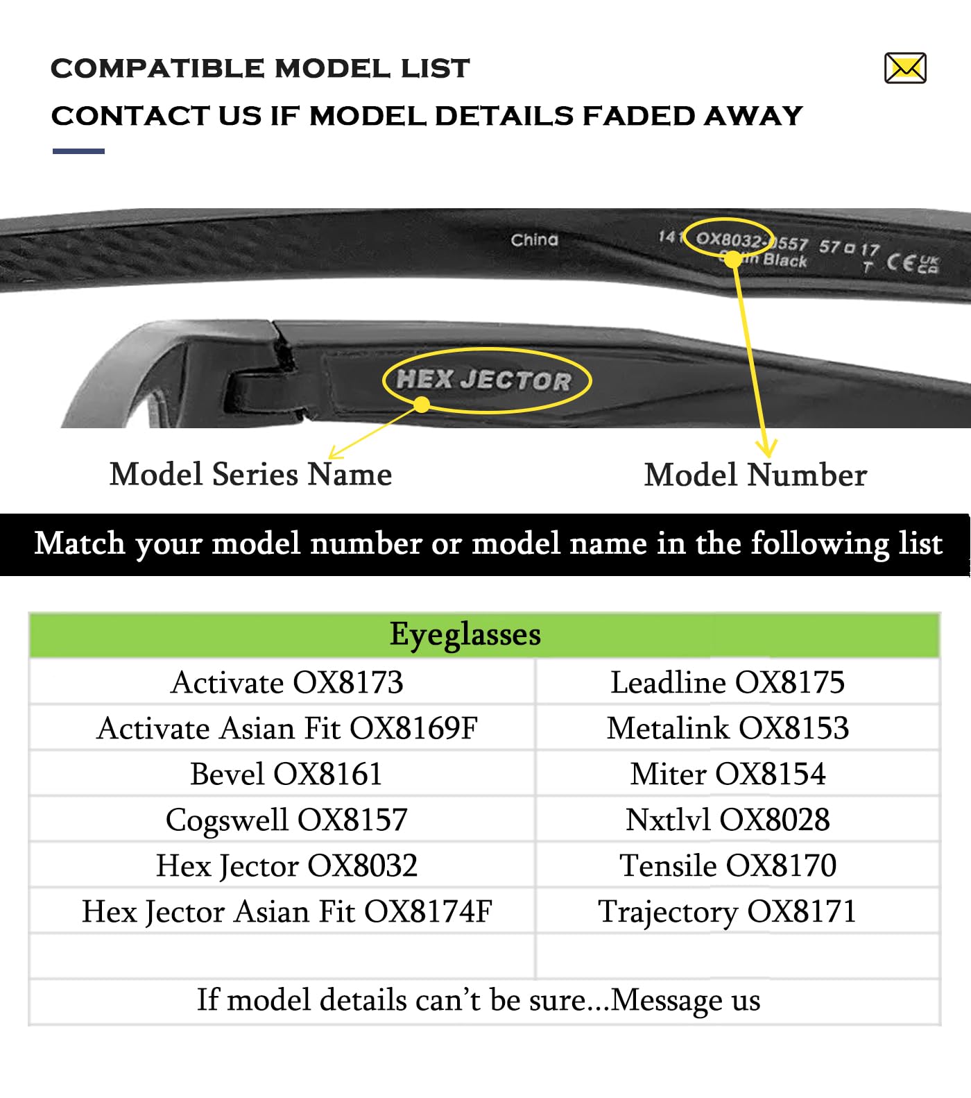 Thicker nose pads for Oakley Pasque OO9222 sunglasses