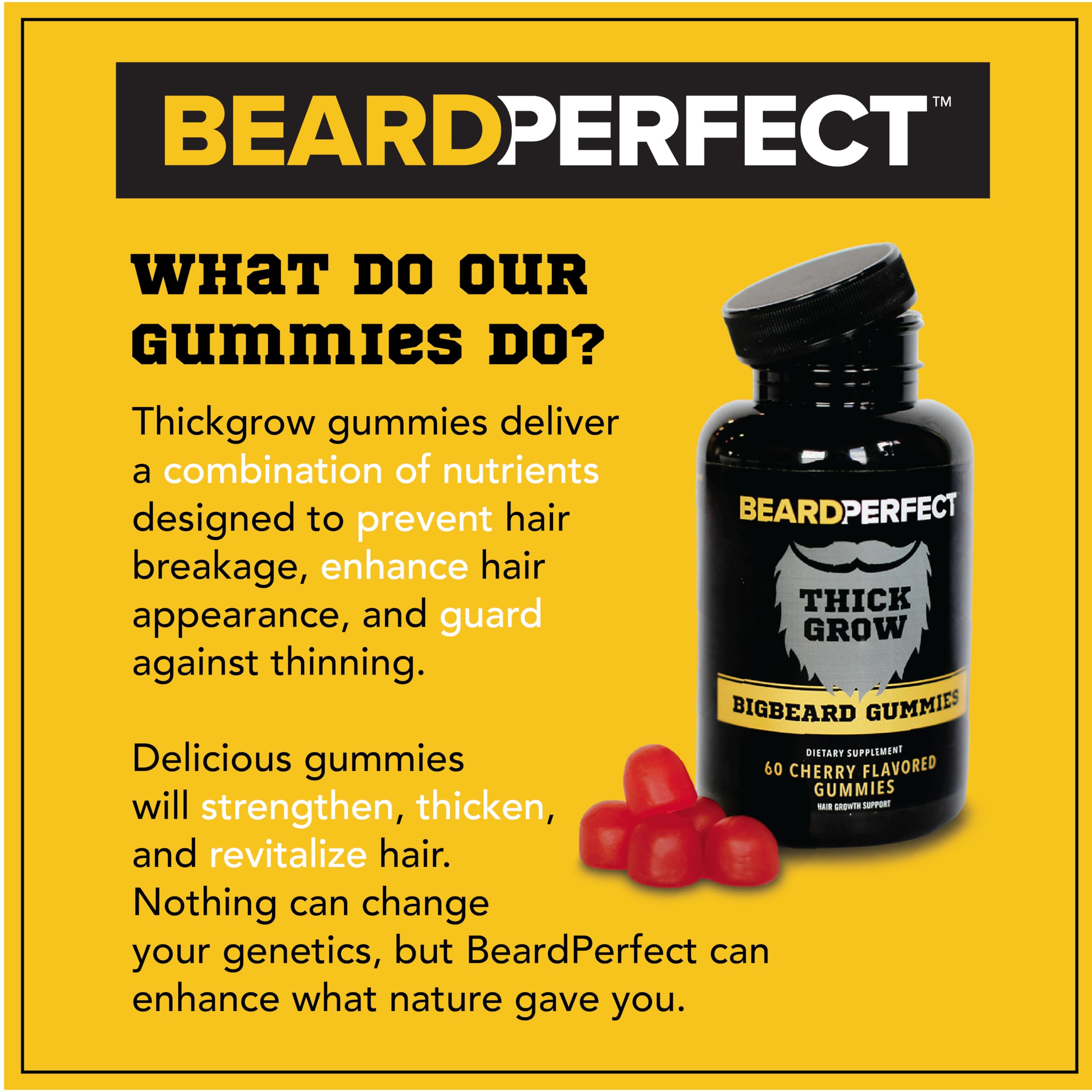 10+ beard-building nutrients infographic