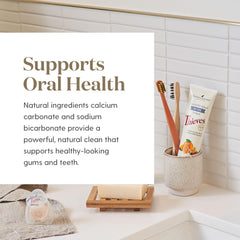 Fluoride-free label on Thieves AromaBright Toothpaste