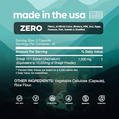 Packaging badge indicating no fillers or additives