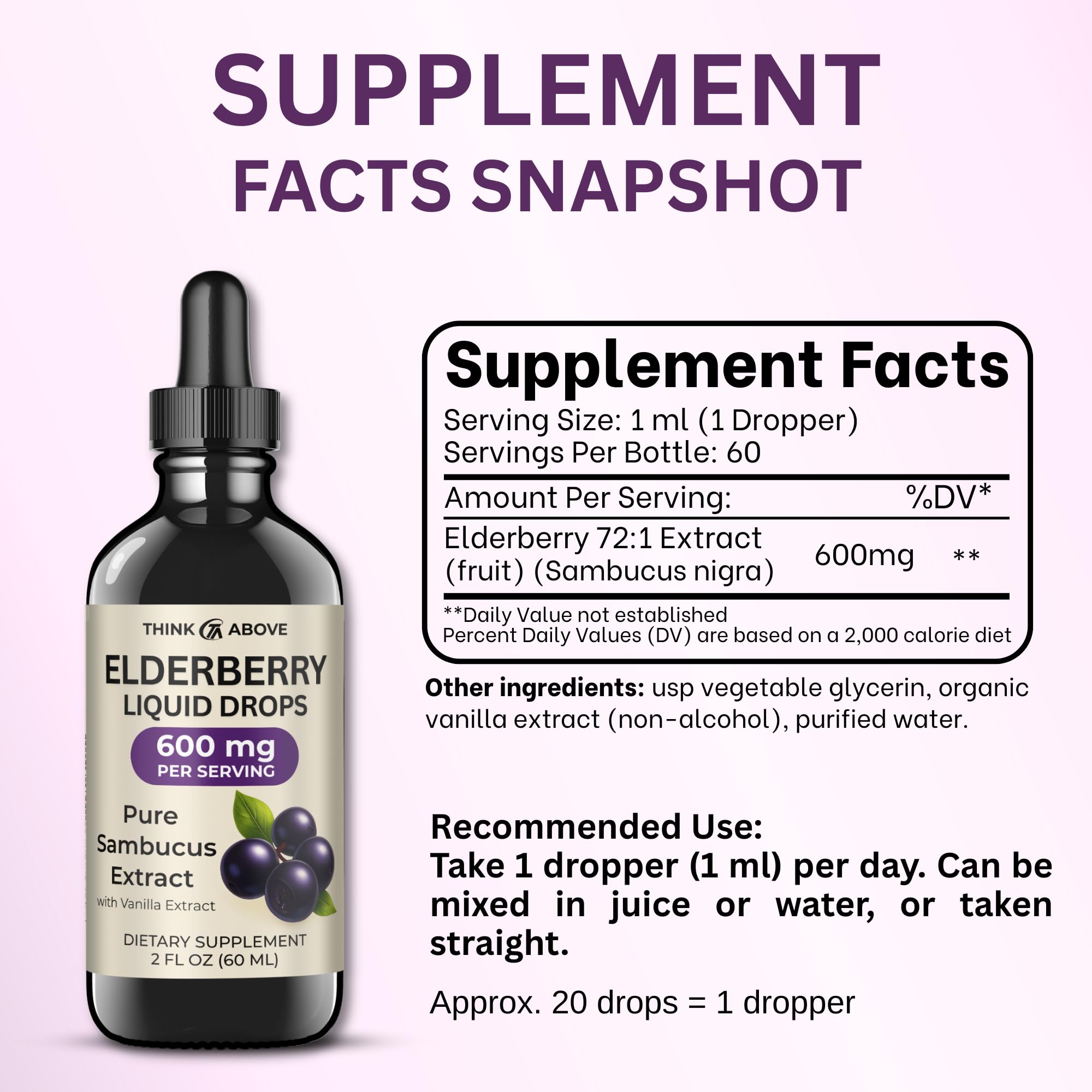 Packaging with glass bottle and box on display