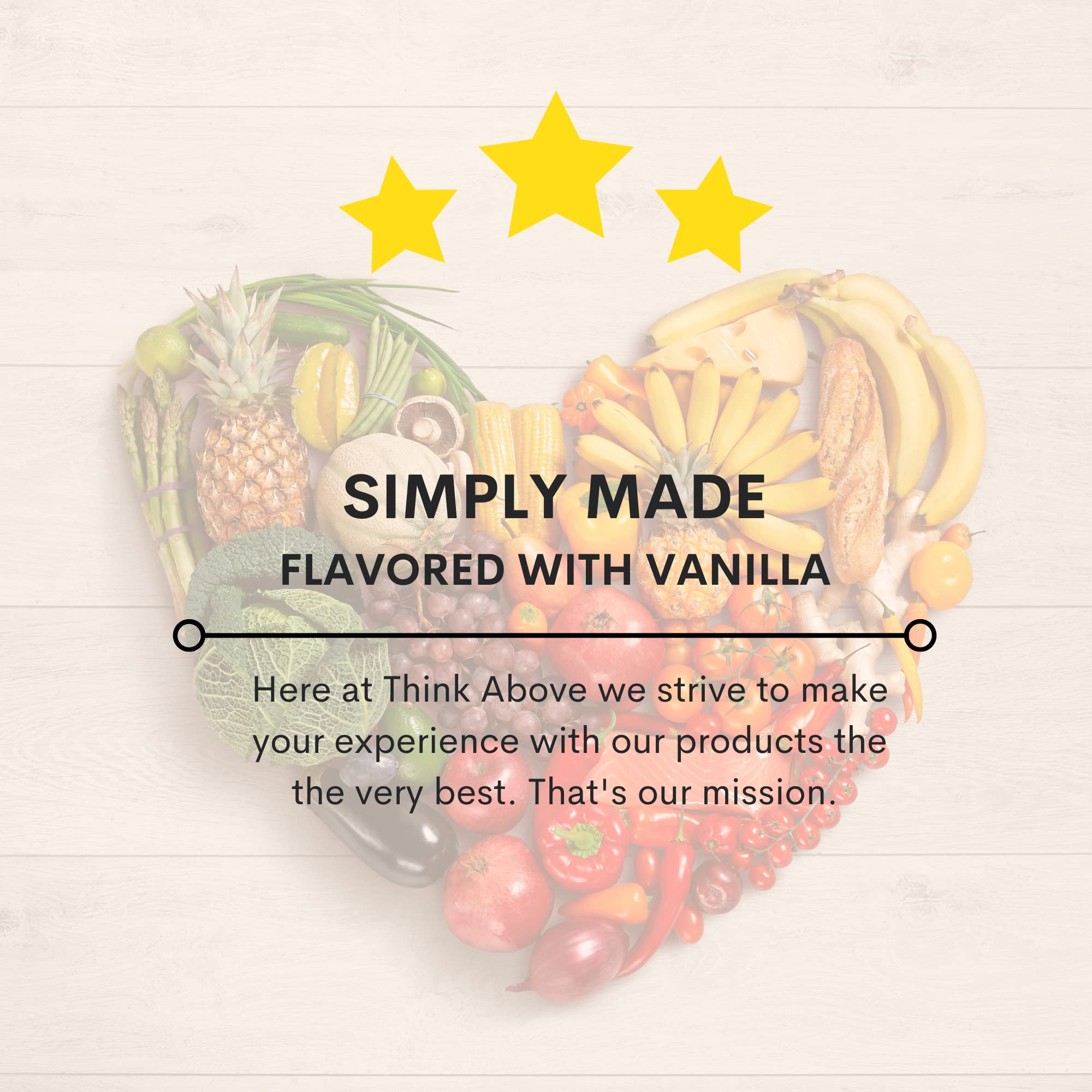 Think Above Niacinamide liquid vitamin B3 label close-up