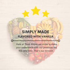 Think Above Niacinamide liquid vitamin B3 label close-up