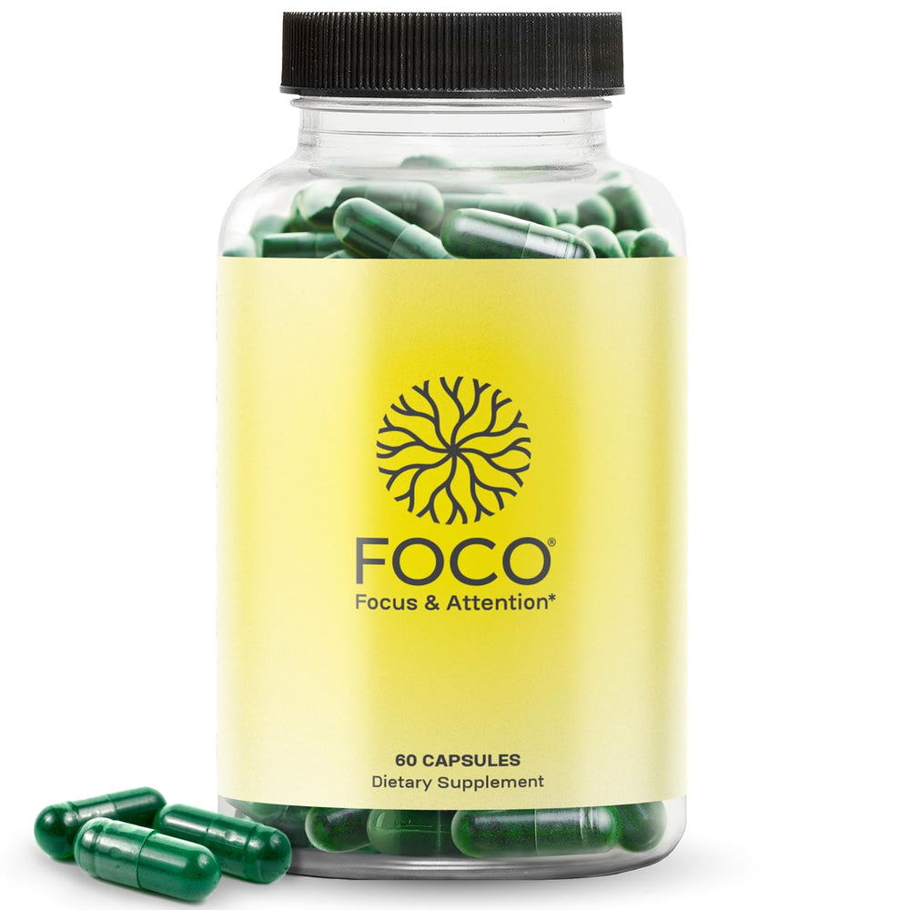 Think FOCO Capsules bottle and packaging