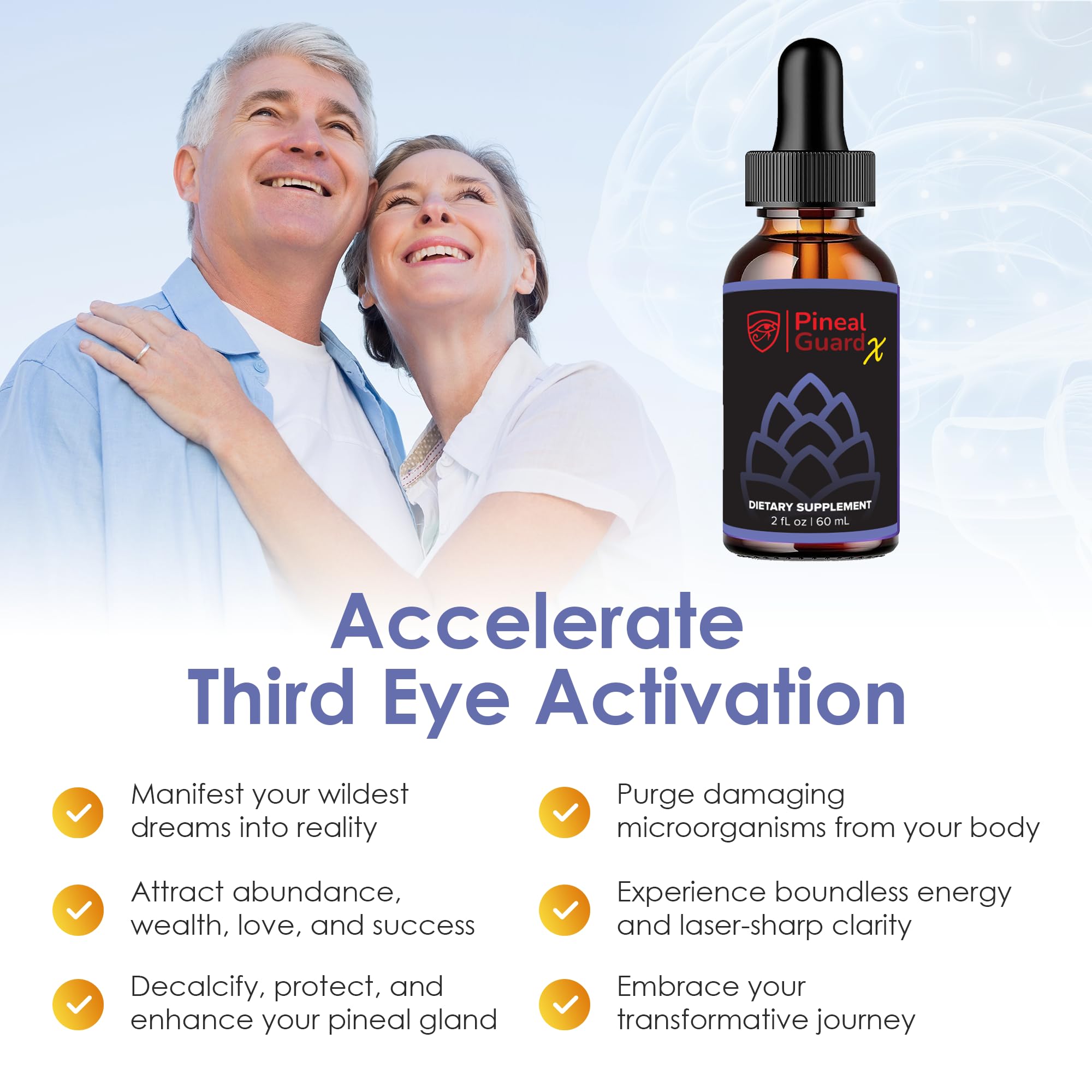 Graphic representing third eye awakening