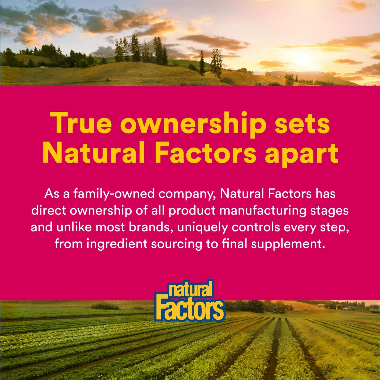 Independent third-party certification label on packaging