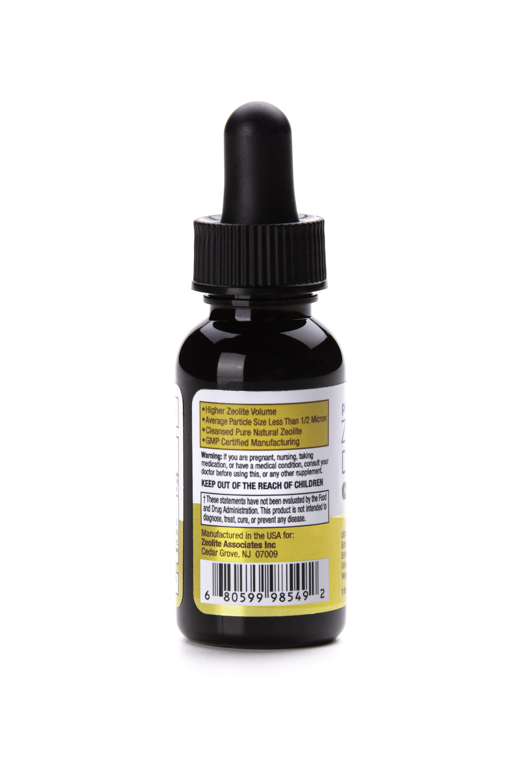 Independent third-party lab testing label on product