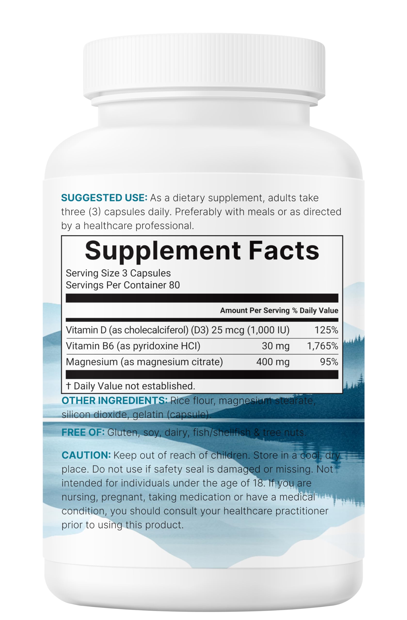 Third-party lab tested seal on supplement bottle