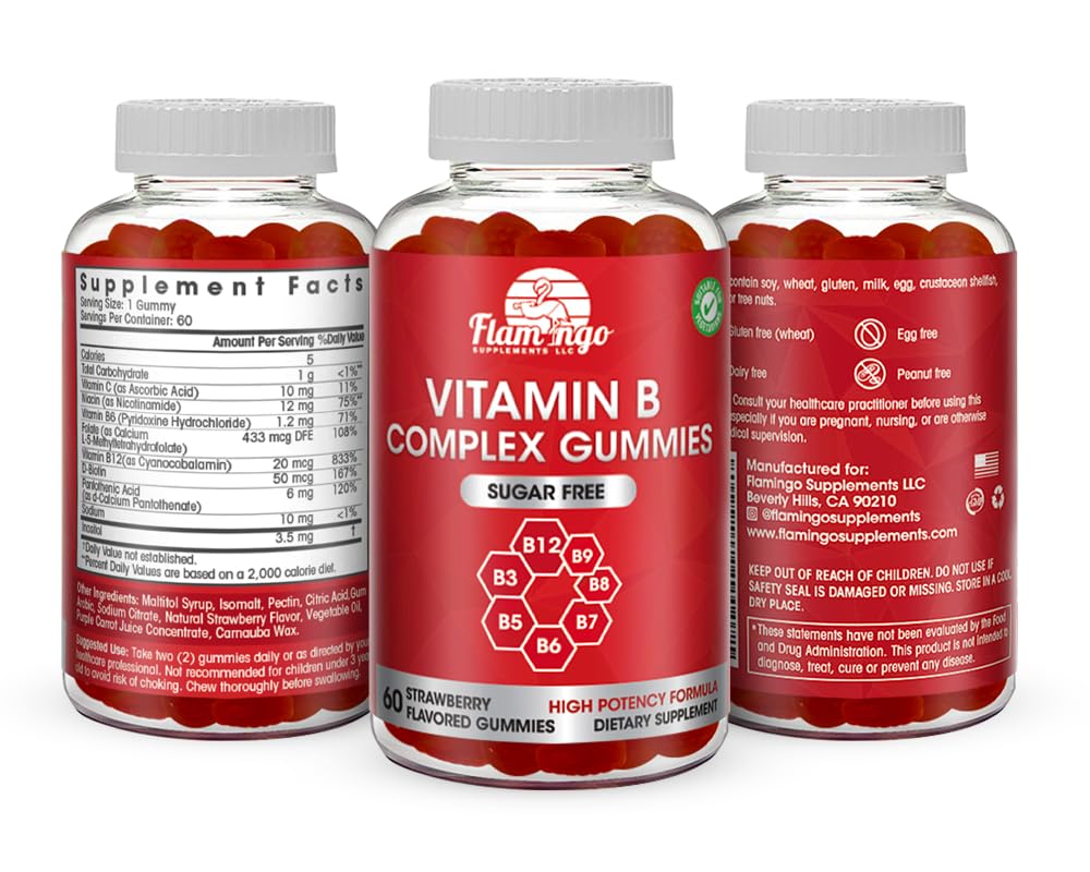 Third-party tested, USA-made B Complex Gummies