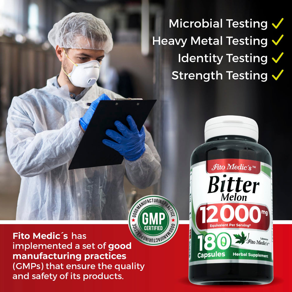 Third-party tested bitter melon supplement