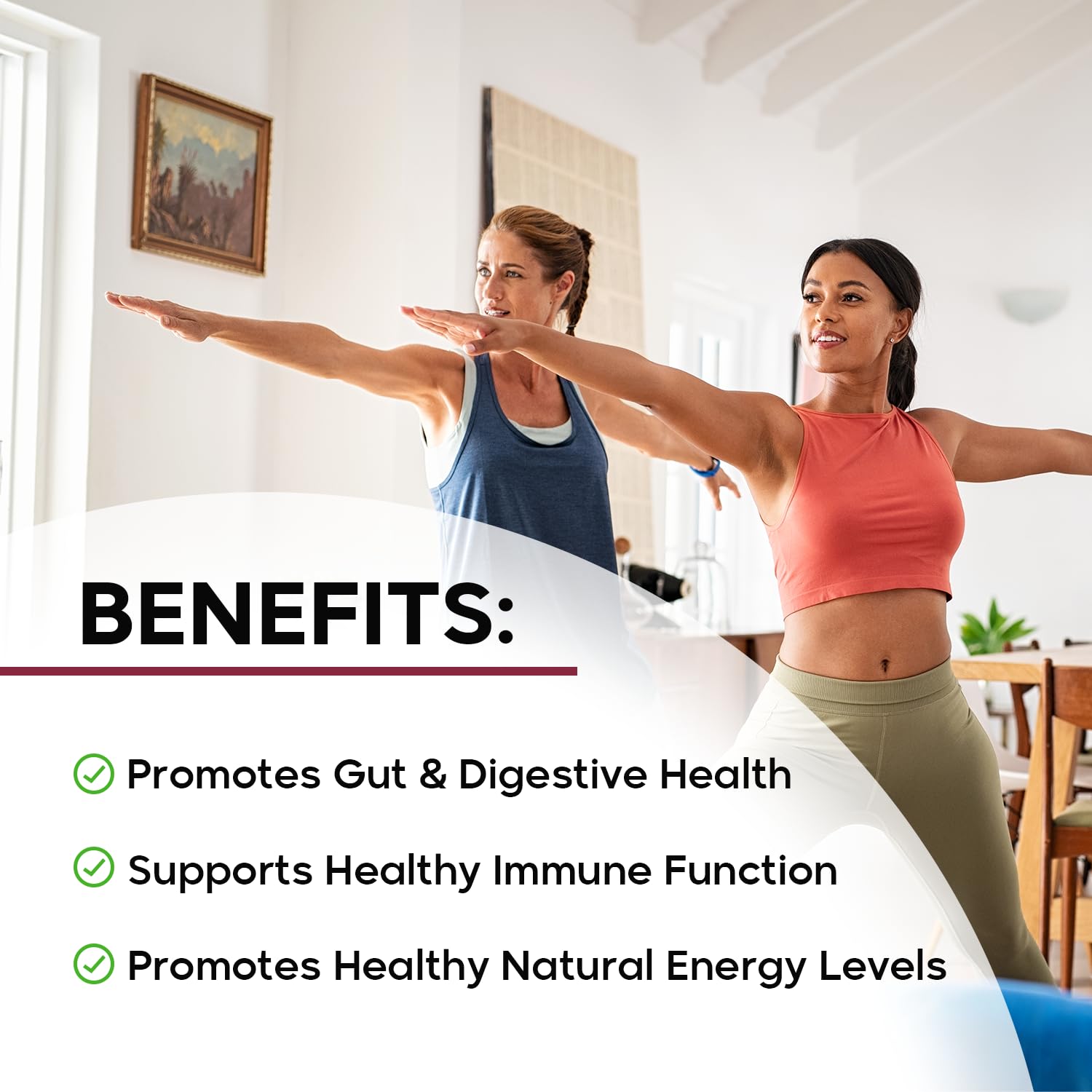 Third-party tested, cGMP compliant, gluten-free