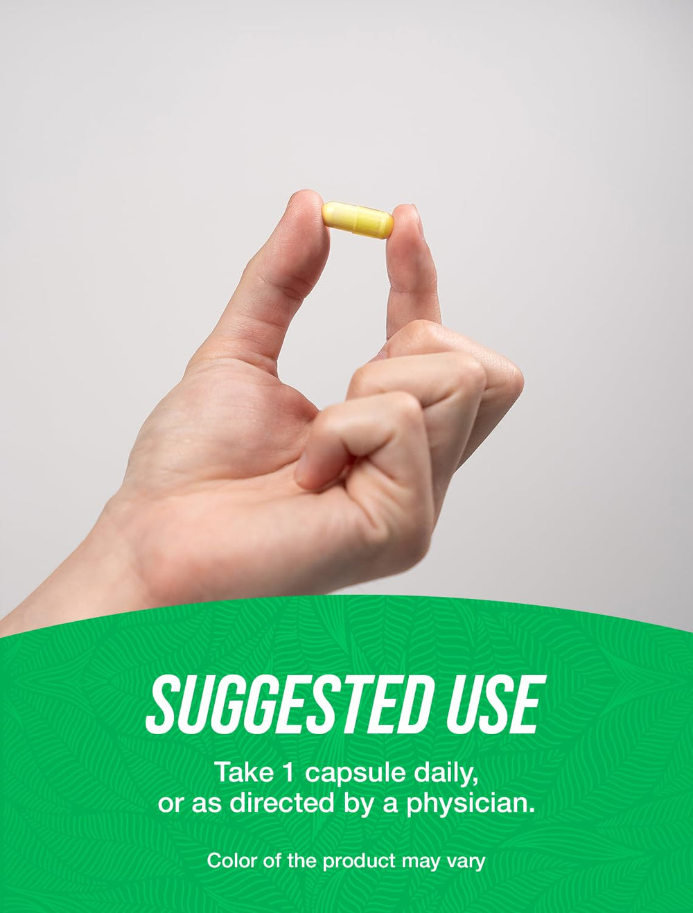 Packaging showing third-party testing and cGMP compliance label