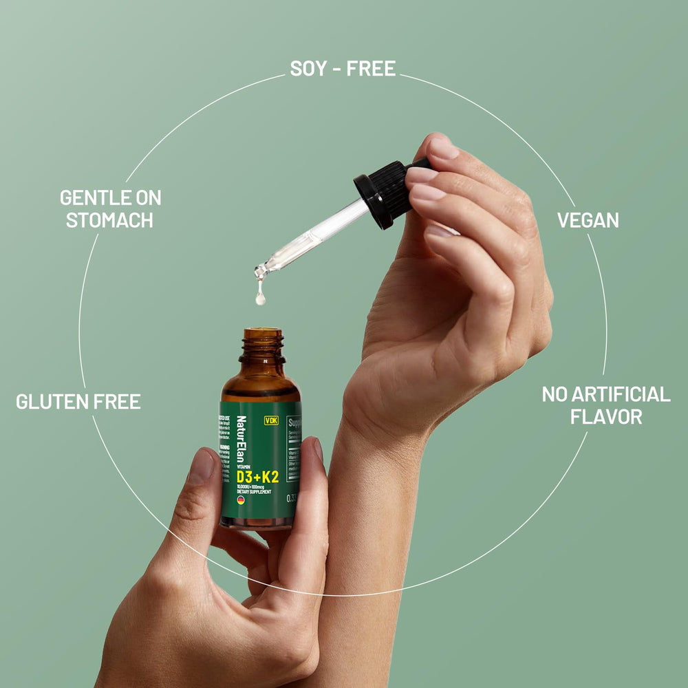Third-party tested Vitamin D3 K2 drops
