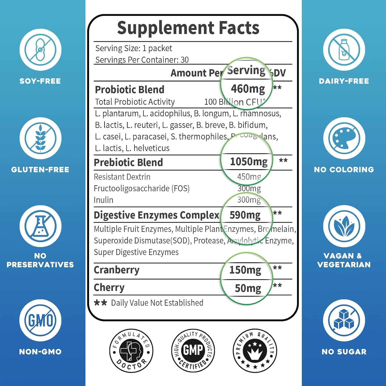Third-party tested for purity and potency seal