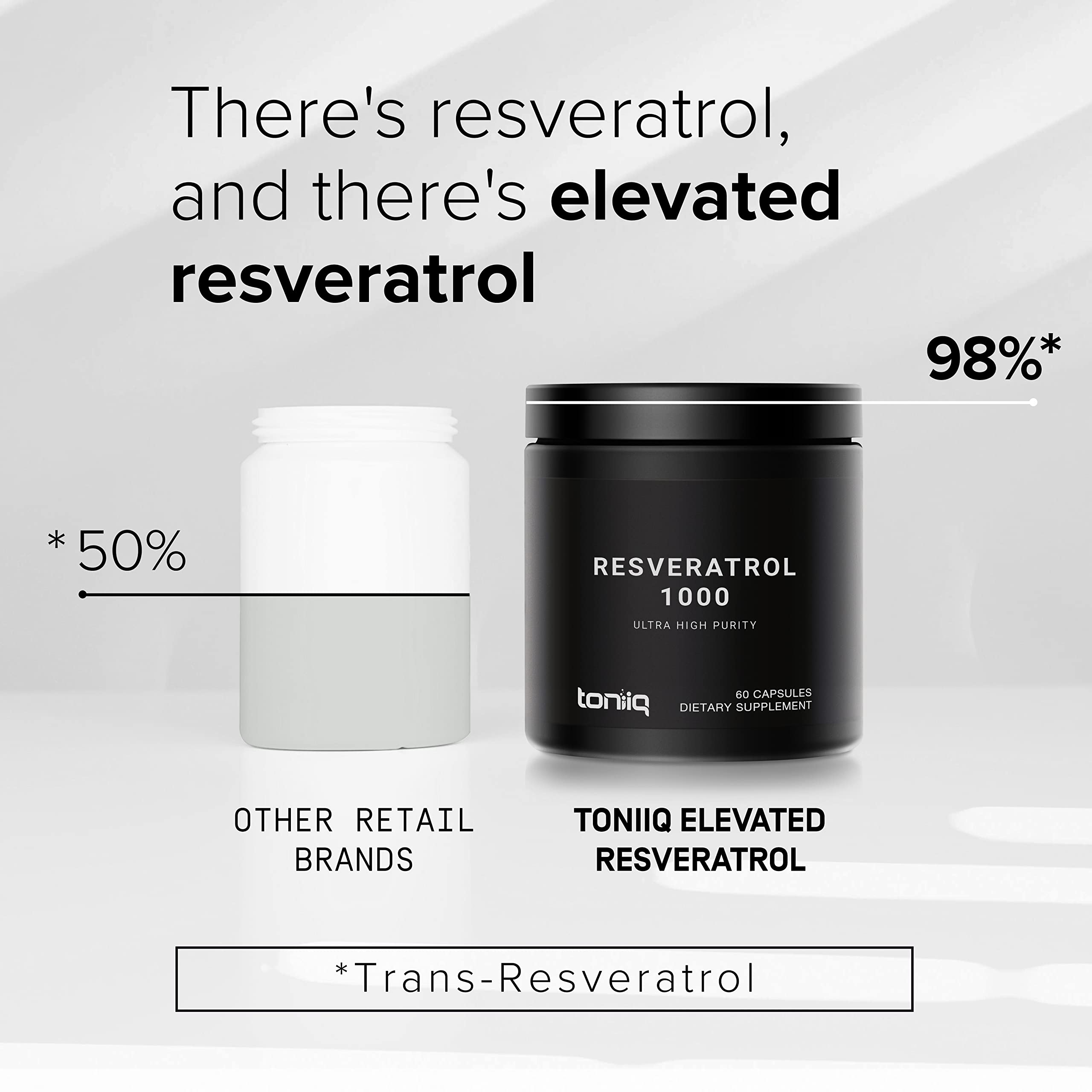 Third-party testing certificate for resveratrol supplement