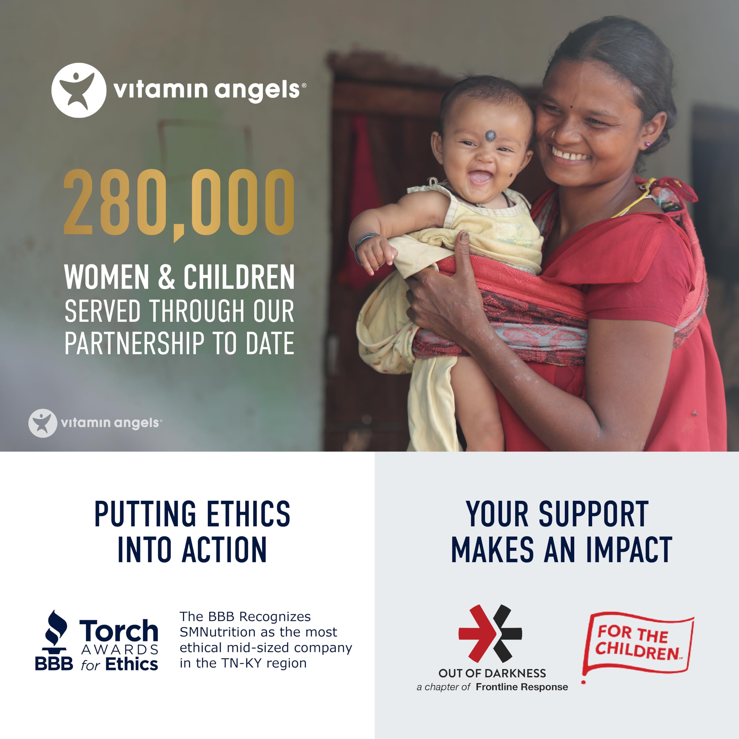 Third-party testing seal on product packaging