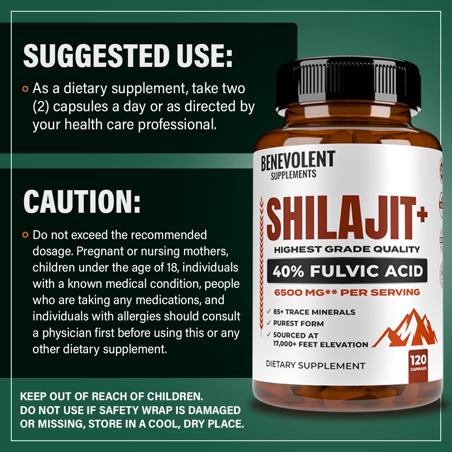Third-party lab tested Shilajit for purity and potency