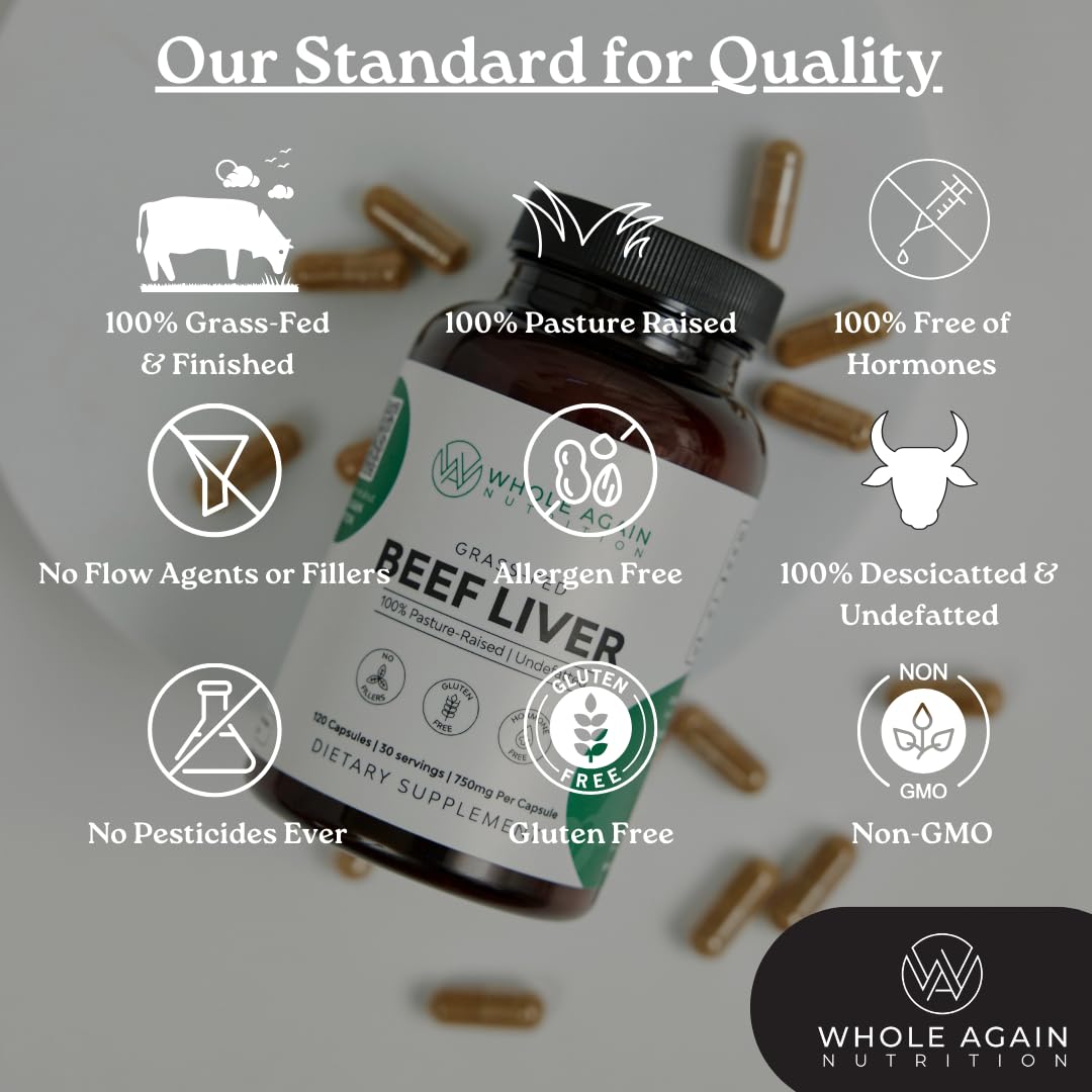 Third-party testing seal on liver capsule packaging