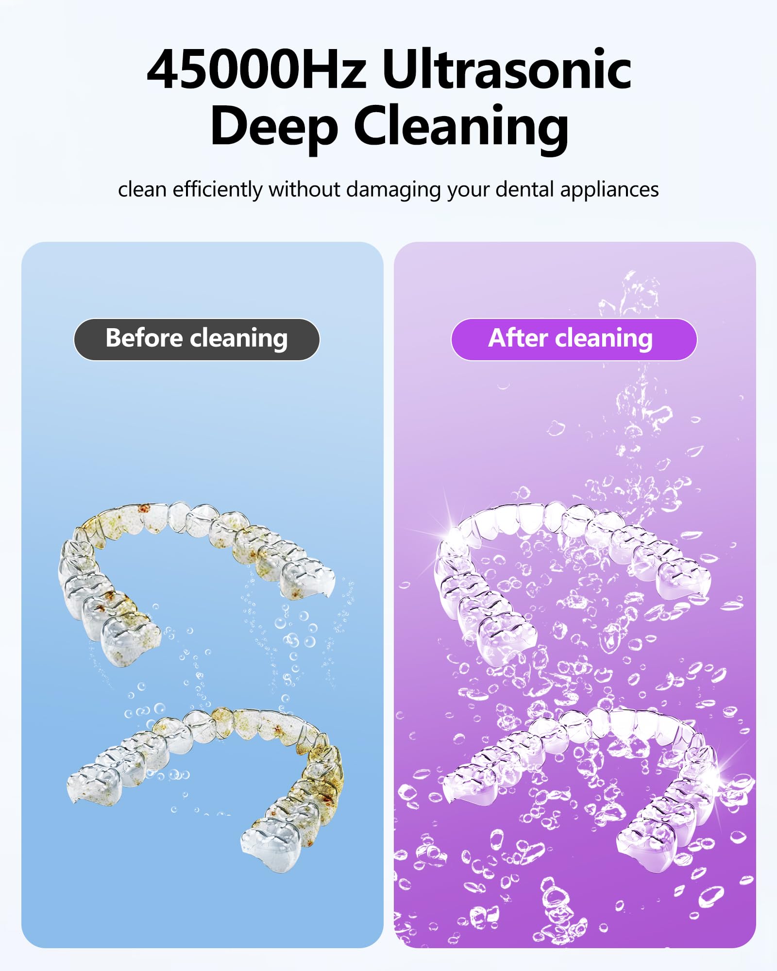 Removable water tank of THISONG Ultrasonic Retainer Cleaner