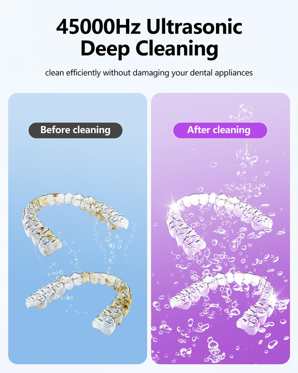 Removable water tank of THISONG Ultrasonic Retainer Cleaner