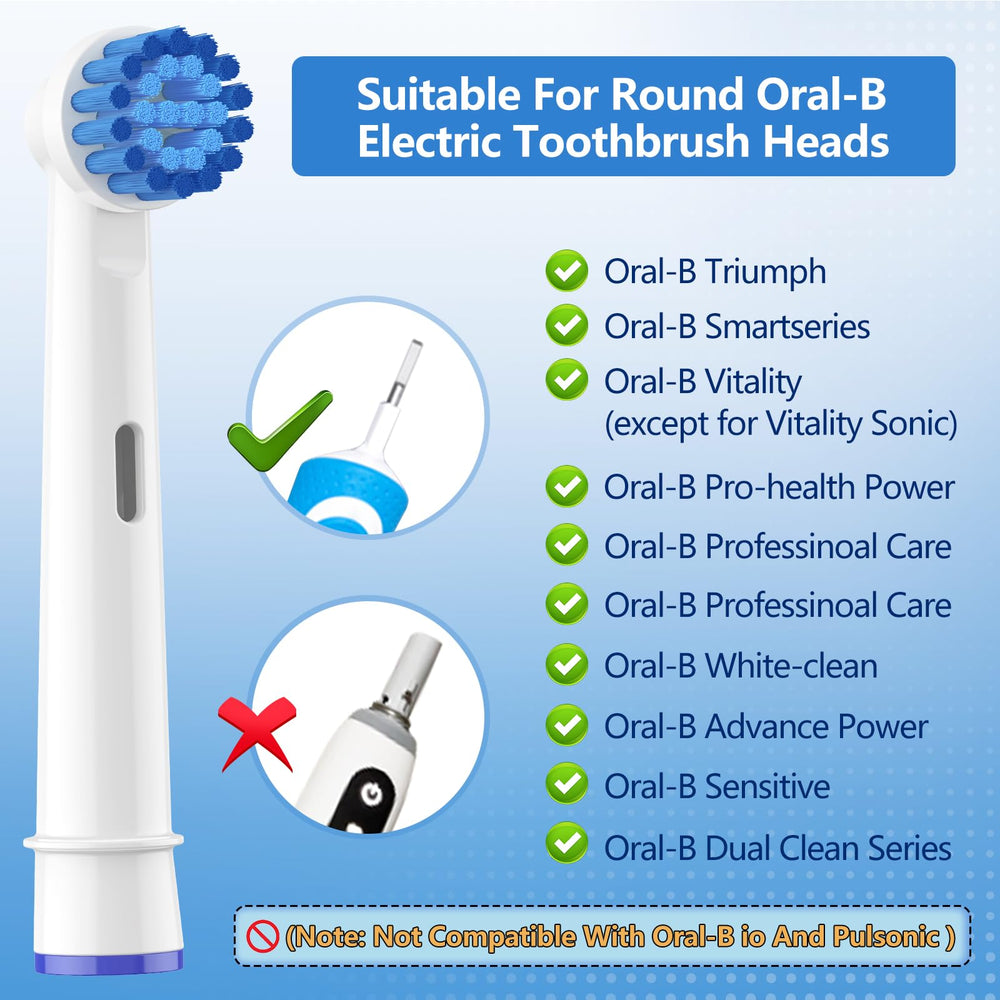 Wide compatibility of THISONG replacement heads with most electric toothbrushes