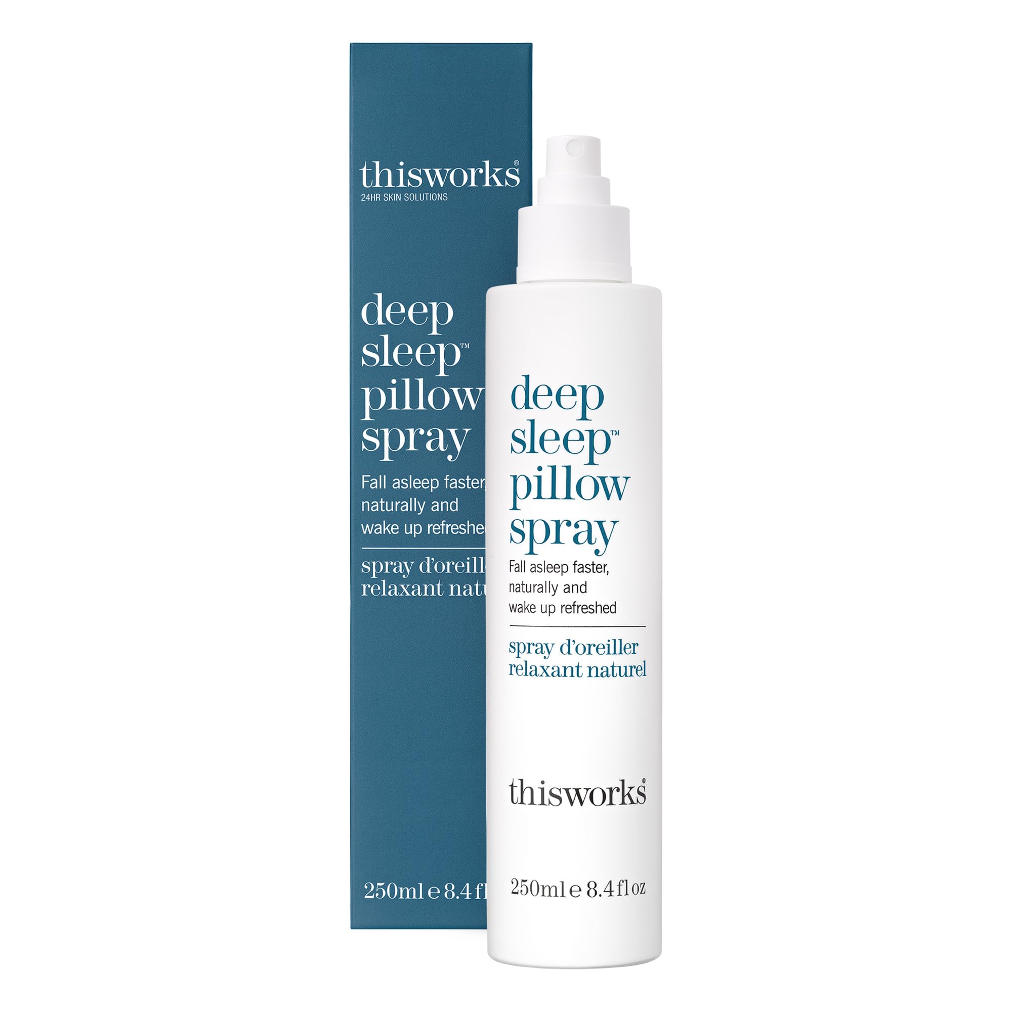 thisworks Deep Sleep Pillow Spray bottle front view, 250 ml