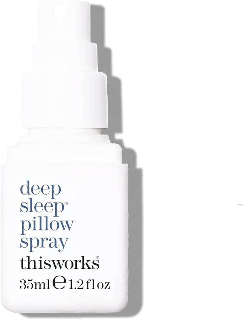 Ingredients label for THISWORKS Deep Sleep Pillow Spray 35 ml