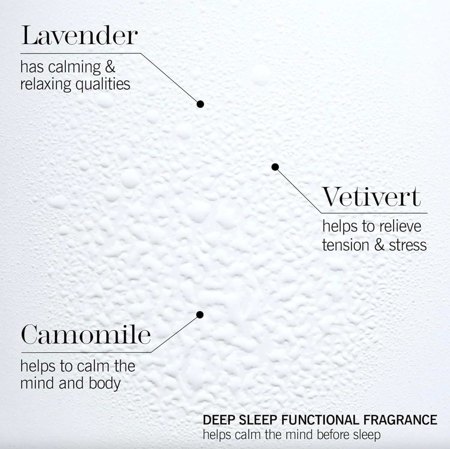 Close-up of essential oils used in the Sleep Plus formula