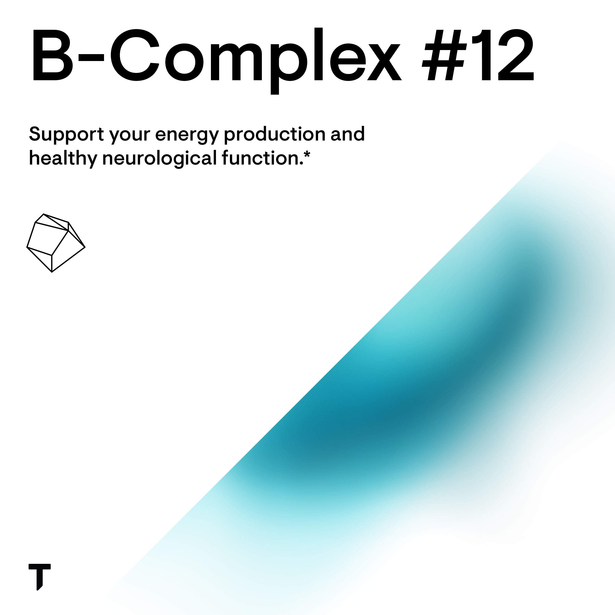 Nutrition facts for THORNE B-Complex #12