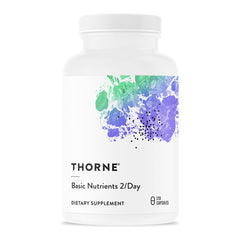 Front view of THORNE Basic Nutrients 2/Day bottle