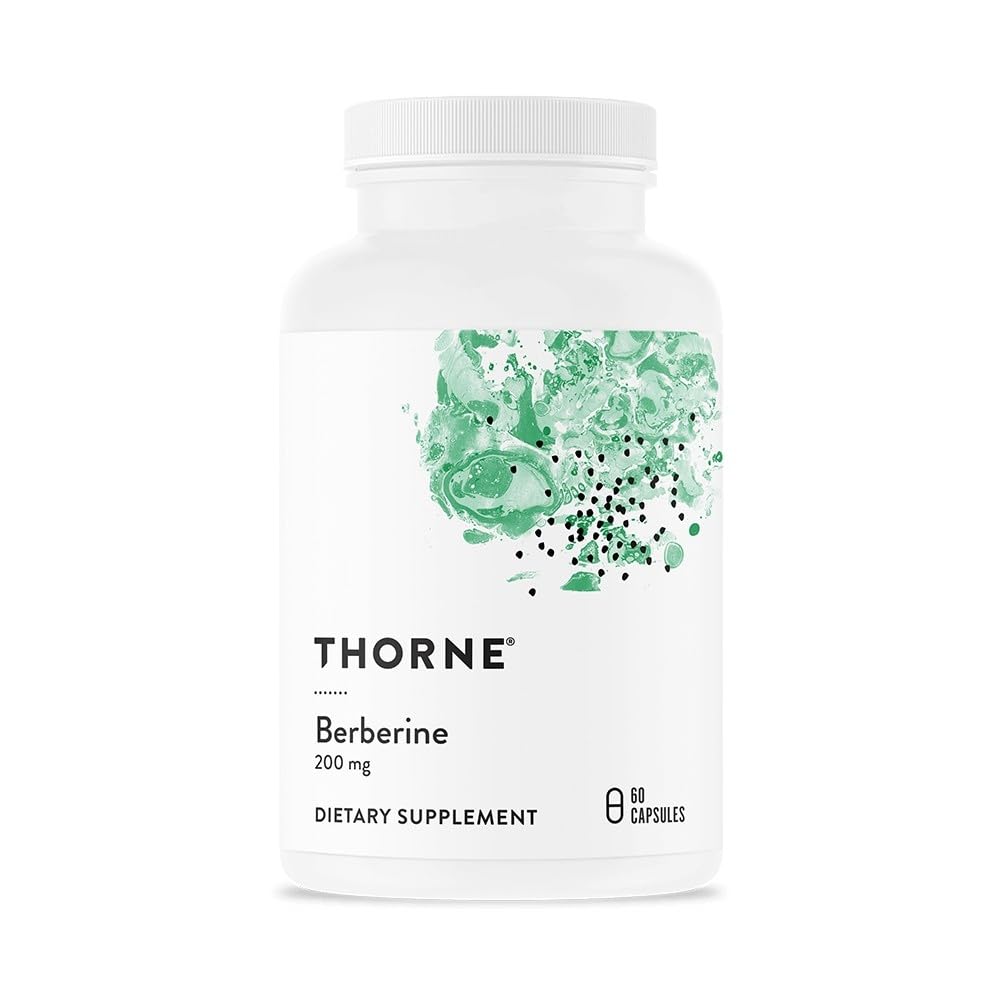 THORNE Berberine 200 mg bottle - front view