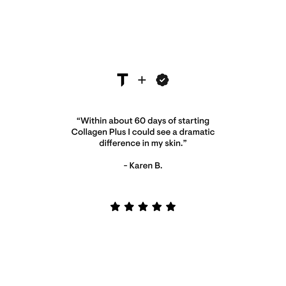 Third-party testing certification label for Collagen Plus