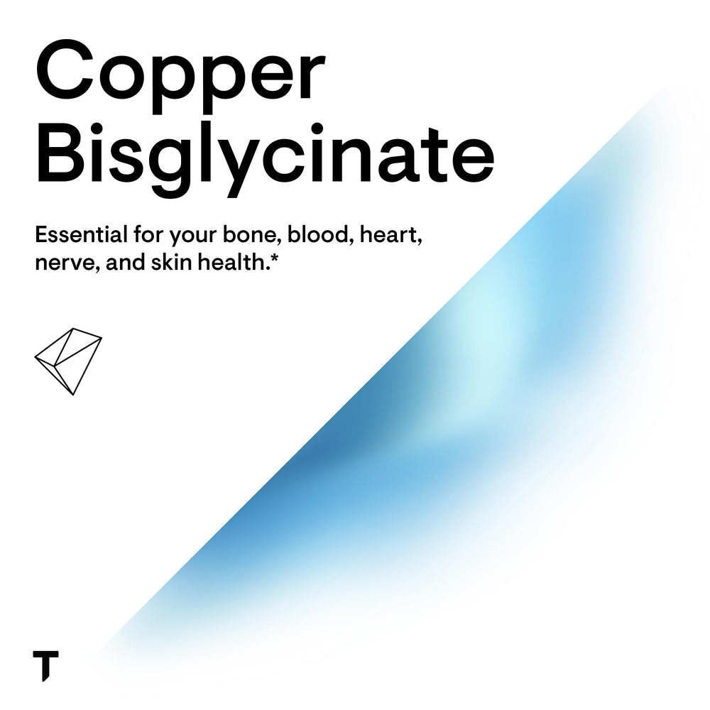 Product front label of Thorne Copper Bisglycinate