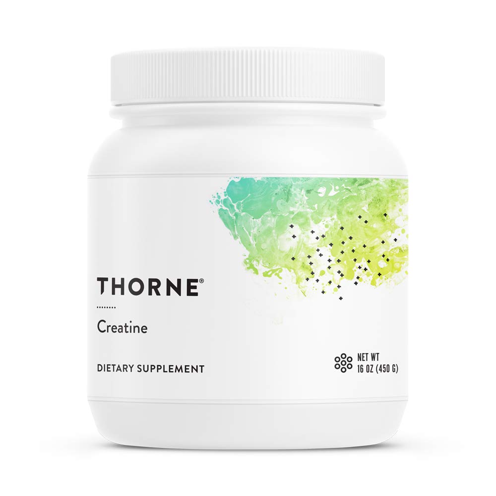 THORNE Creatine micronized monohydrate powder container