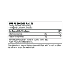 Pineapple Orange flavor label close-up on bottle