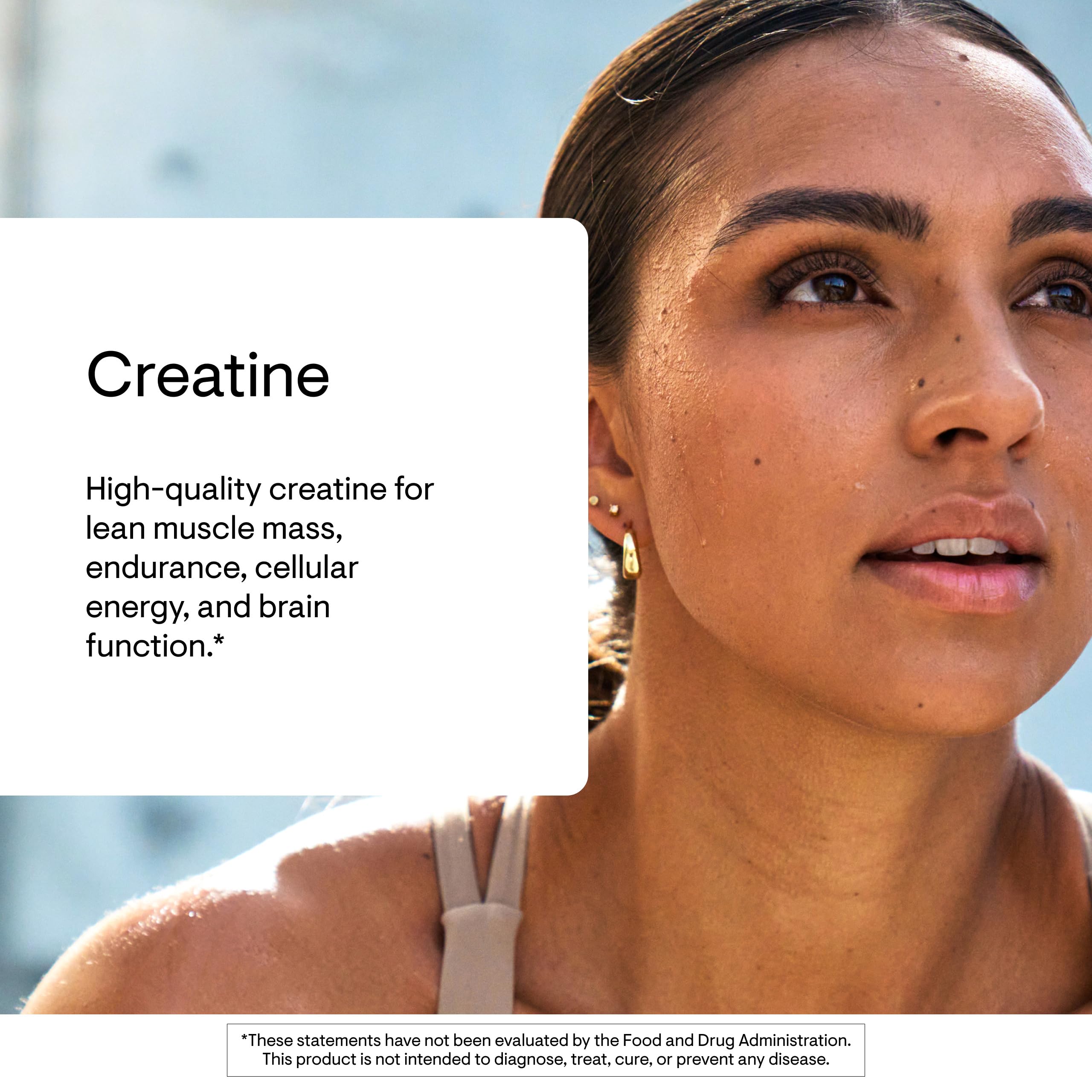 THORNE Creatine pineapple orange powder highlighting the fine texture for smooth mixing