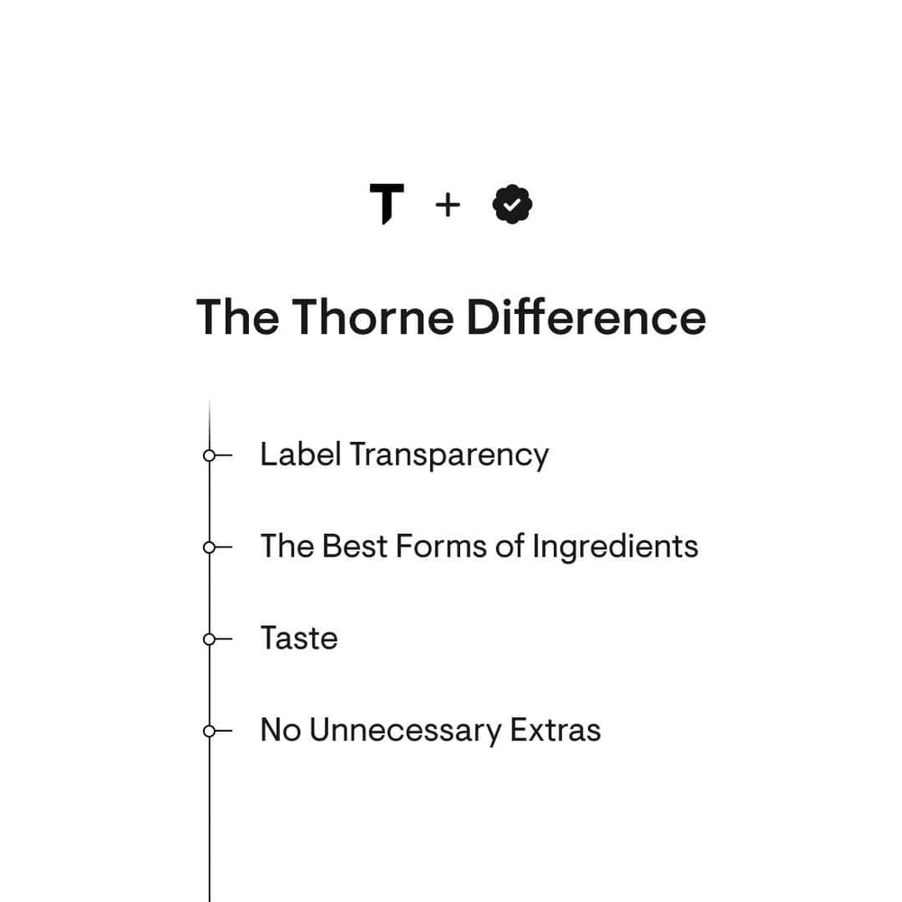 Adaptogens such as ashwagandha and rhodiola in THORNE Daily Greens Plus