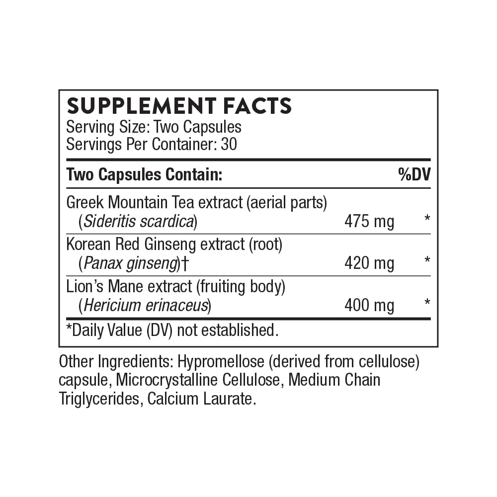 Ingredient: Korean red ginseng in Thorne Ginseng Plus